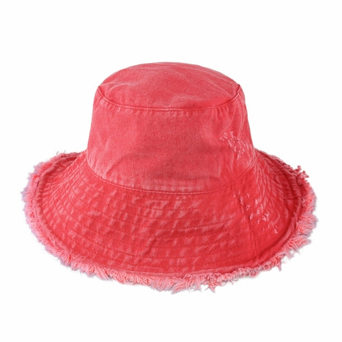 Wide Brim UV Protection Bucket Hat