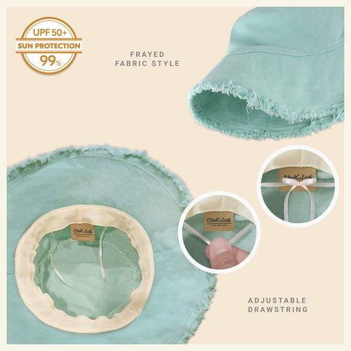 Wide Brim UV Protection Bucket Hat
