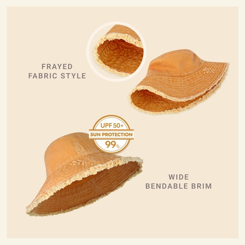 Wide Brim UV Protection Bucket Hat