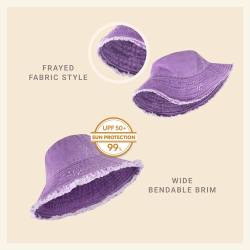 Wide Brim UV Protection Bucket Hat