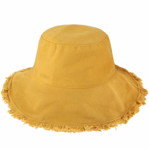 Wide Brim UV Protection Bucket Hat