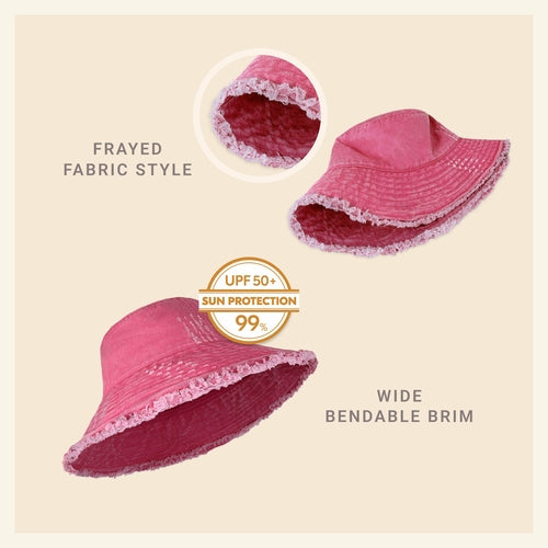 Wide Brim UV Protection Bucket Hat